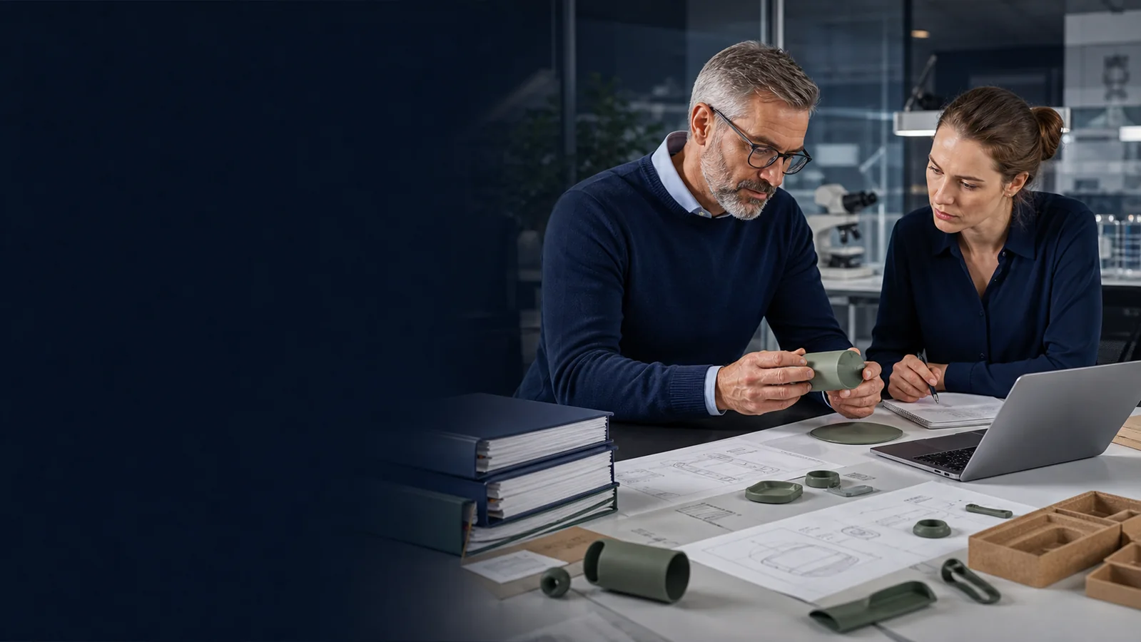 Compliance specialists mapping product requirements and market-entry questions